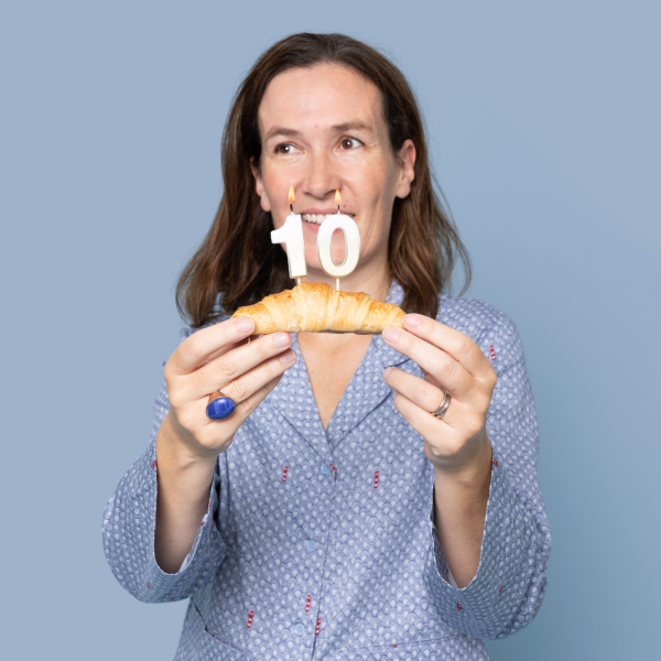 Alice Whiteley, the inspiring founder of Yawn, a brand known for its beautifully crafted sleepwear designed with relaxation in mind