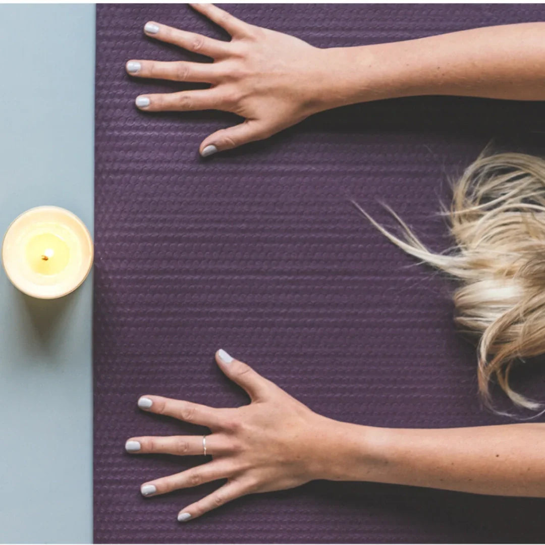 woman doing yoga