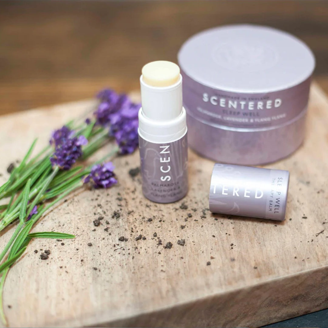 Scentered balm and candle
