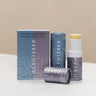 Scentered wellness focus and sleep balms and packaging on display