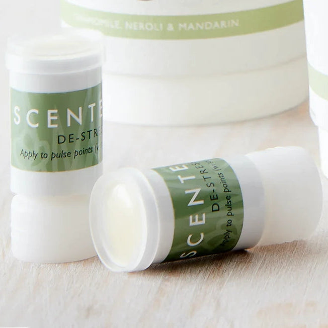 Two mini de-stress balm refill display