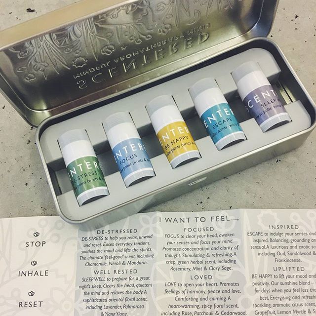 Scentered mini aromatherapy tin