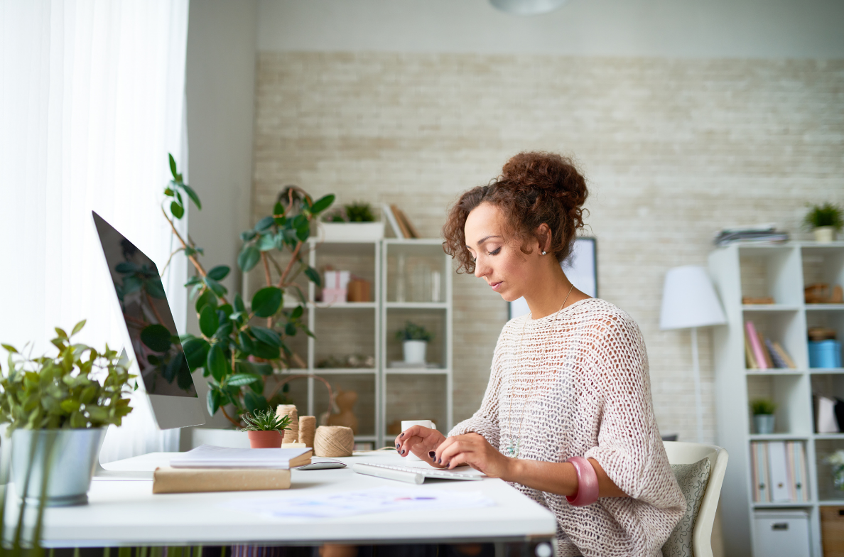 working from home
