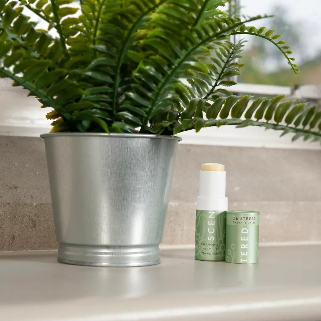 our&nbsp;De-stress Aromatherapy products, which are specifically formulated to calm and relieve stress.