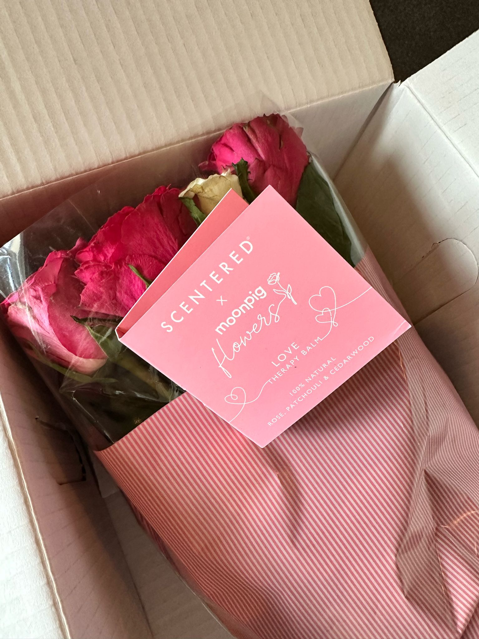 Moonpig x Scentered why it works, the element of surprise works for a ‘LOVE’ly touchpoint