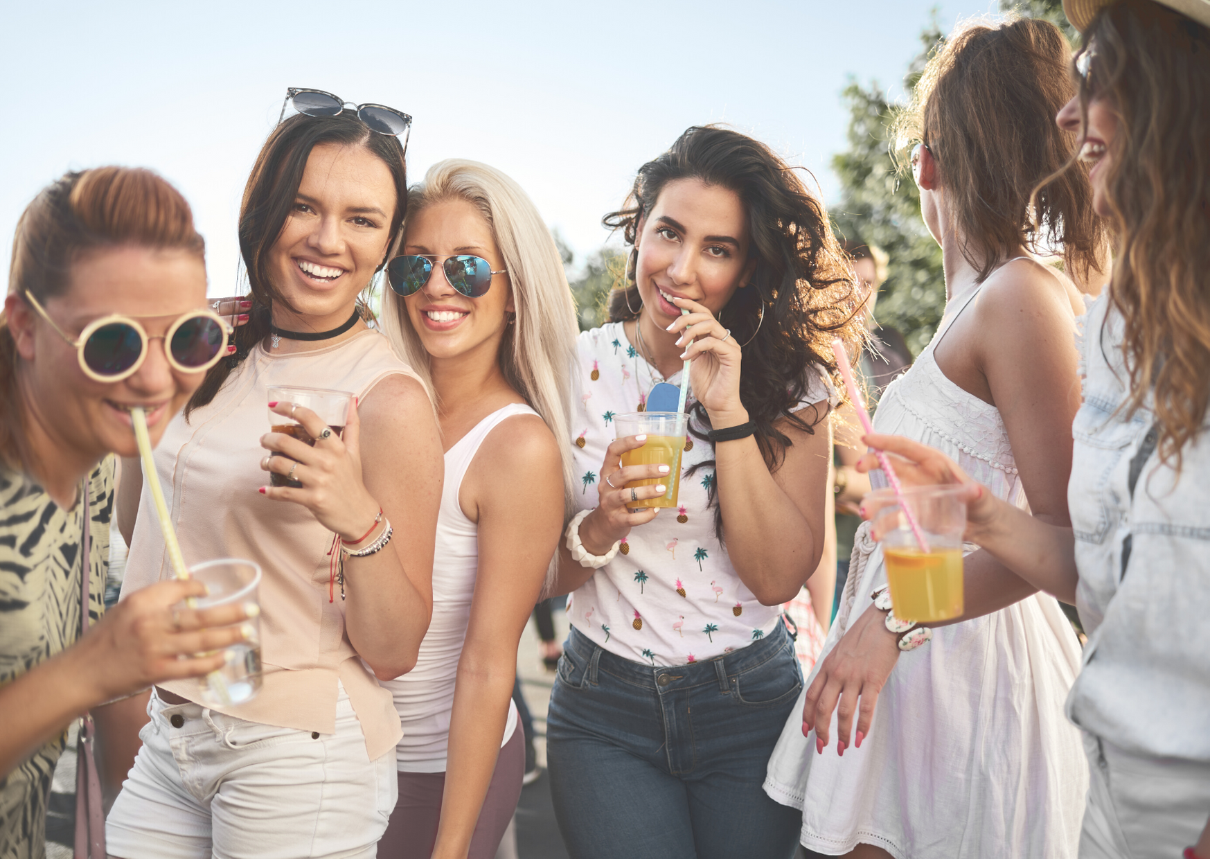 group of female friends
