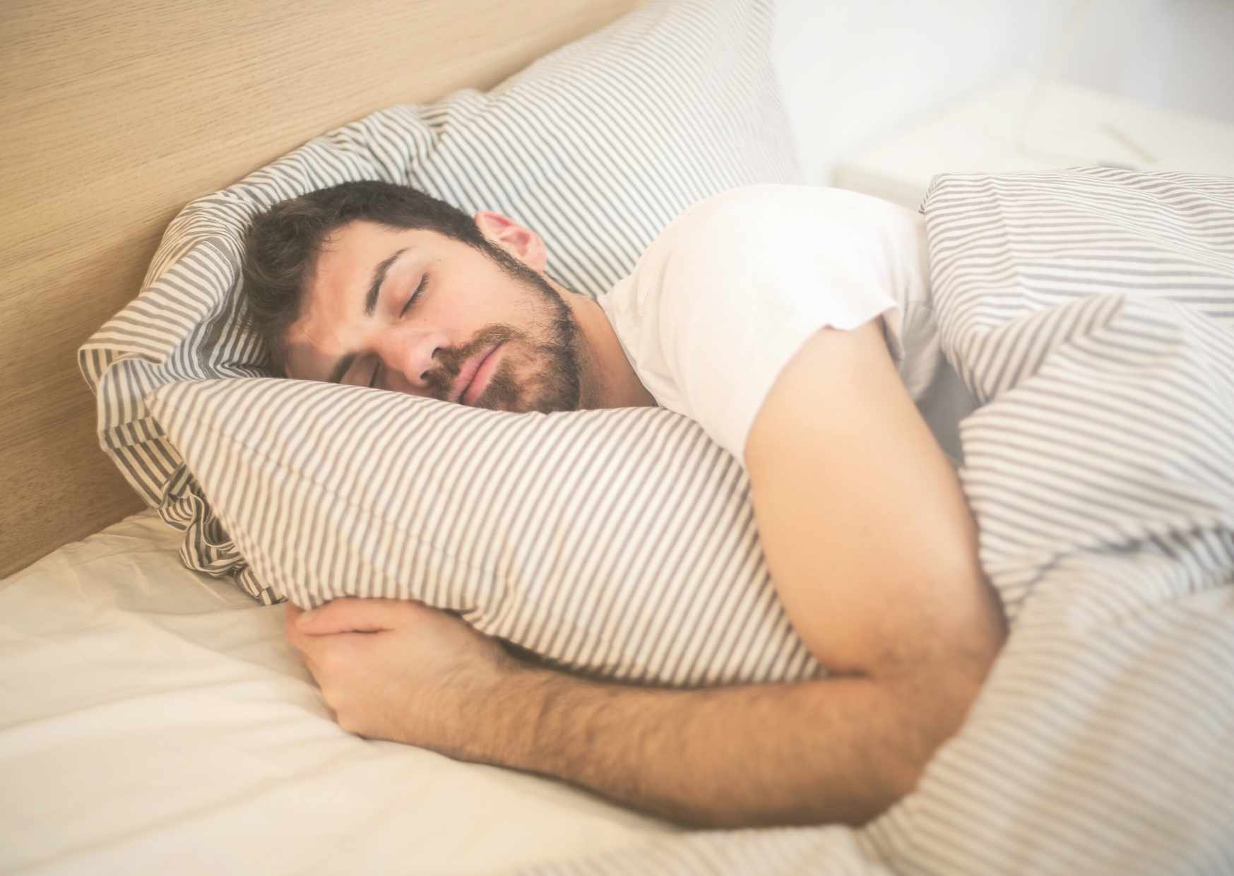 man sleeping