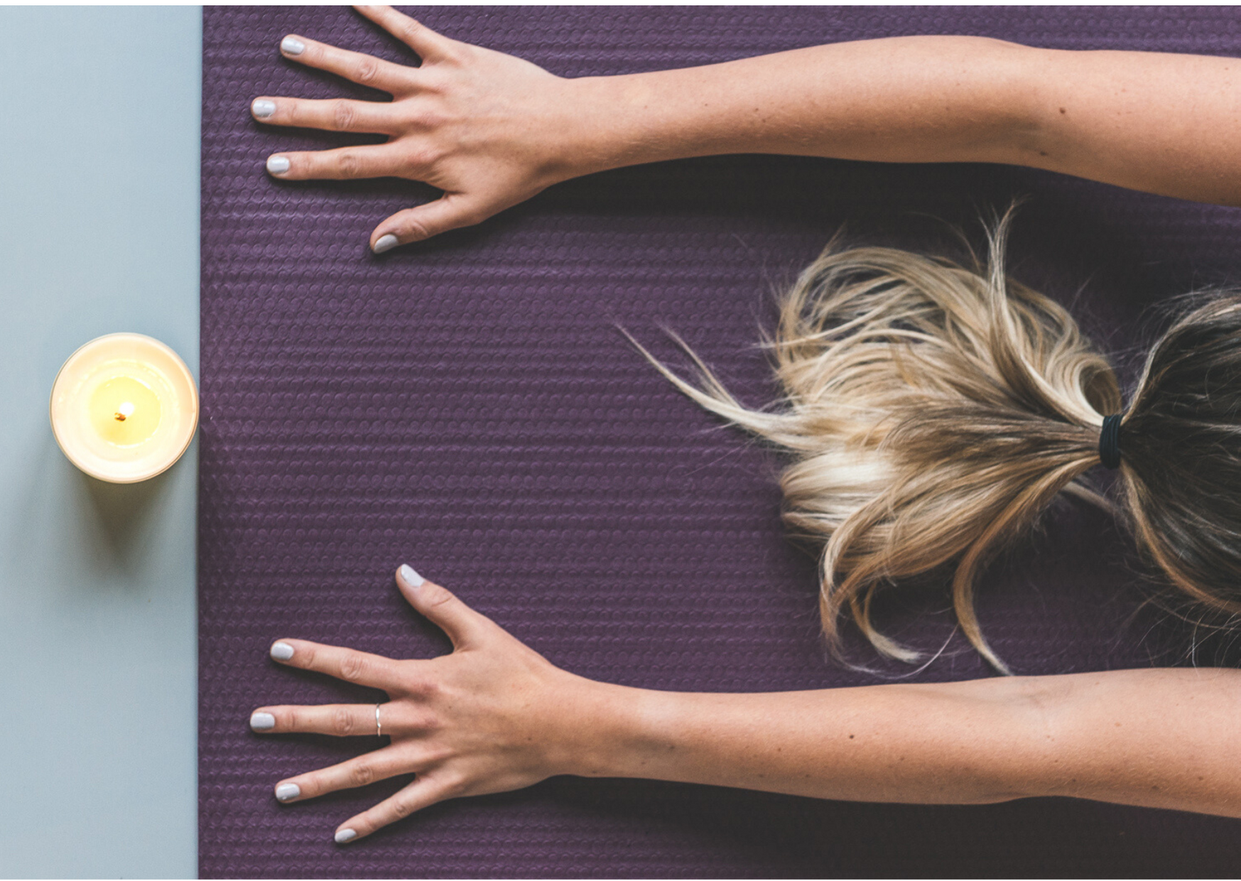 woman doing yoga
