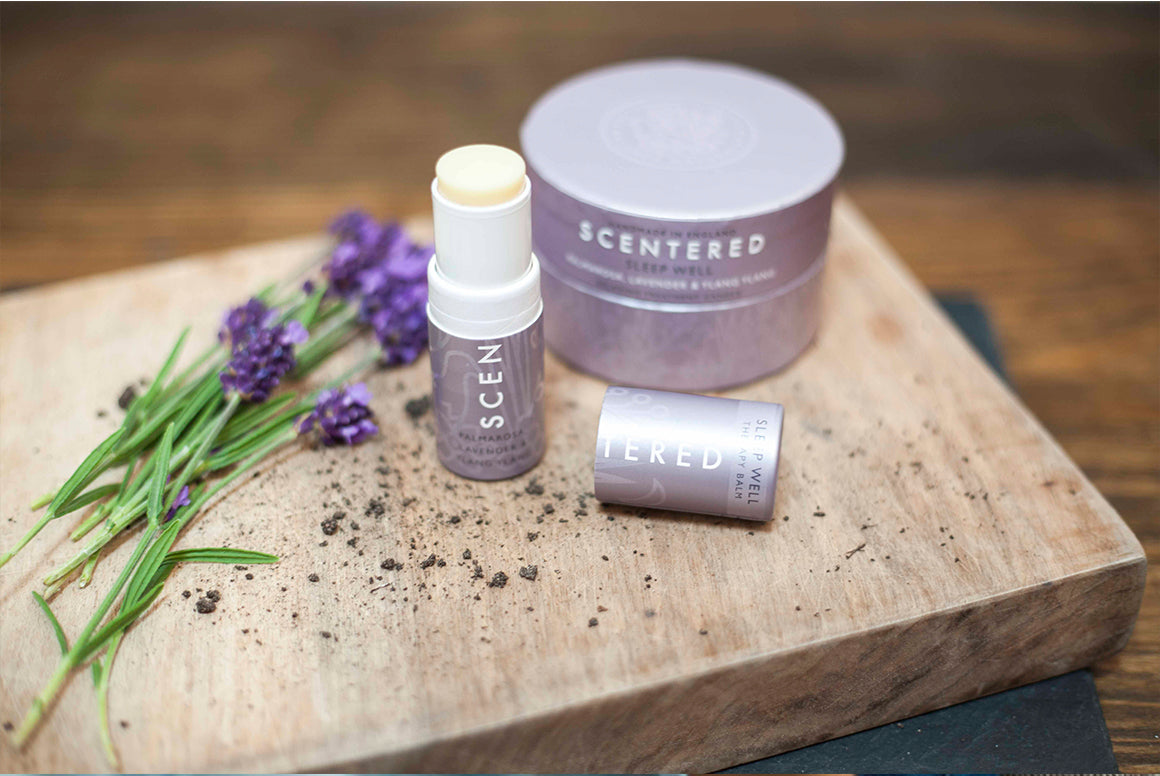 Scentered balm and candle 