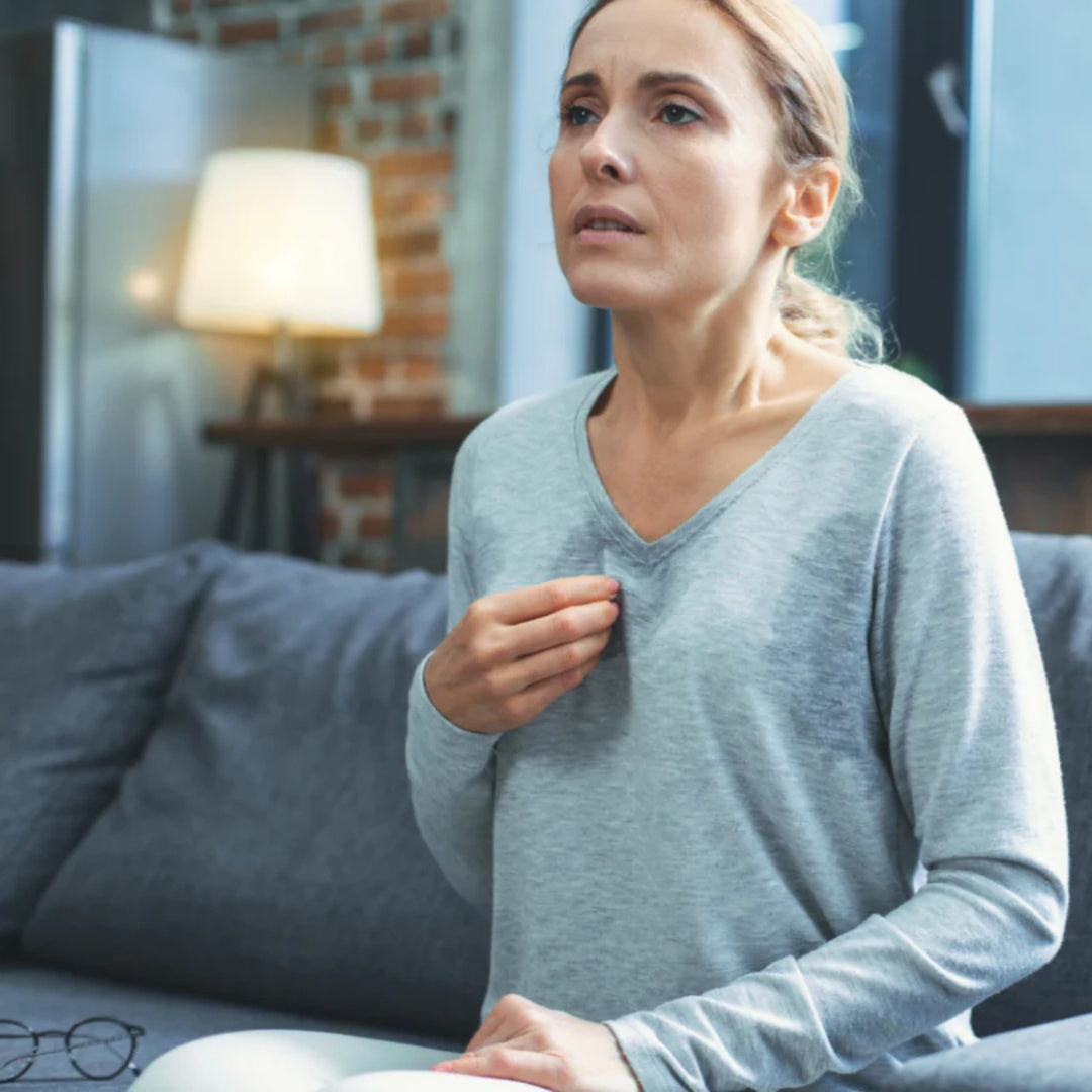 woman experiencing discomfort