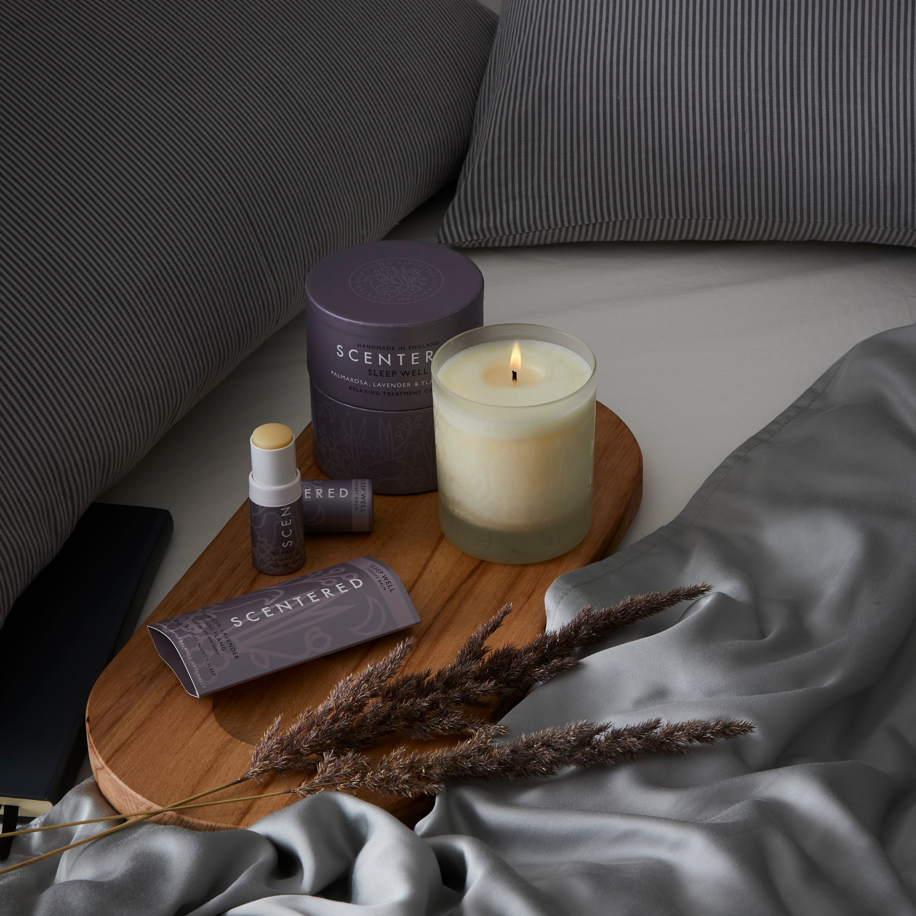 At Scentered, we believe restful sleep starts with slowing down—creating space to unwind, breathe deeply, and transition gently into night.