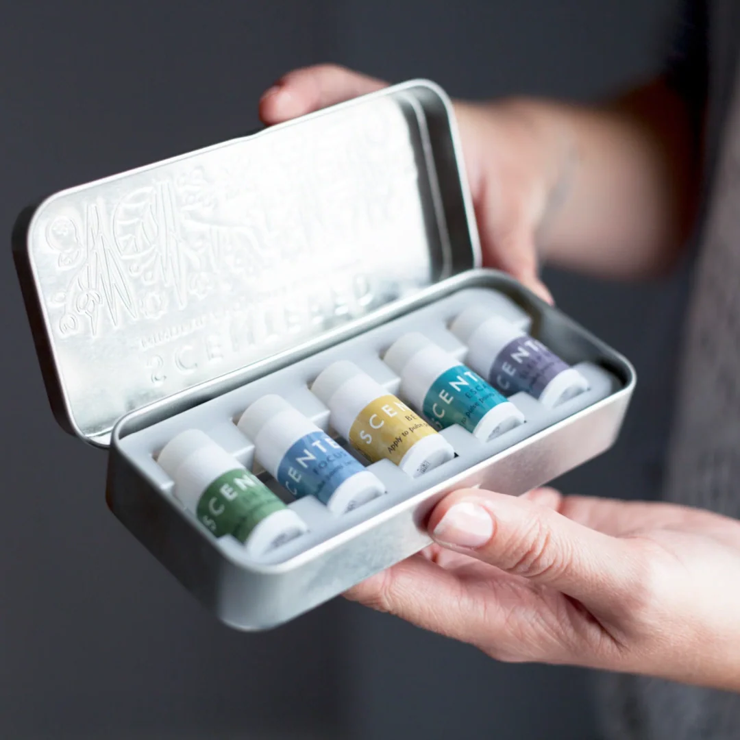 Mindful aromatherapy mini tin