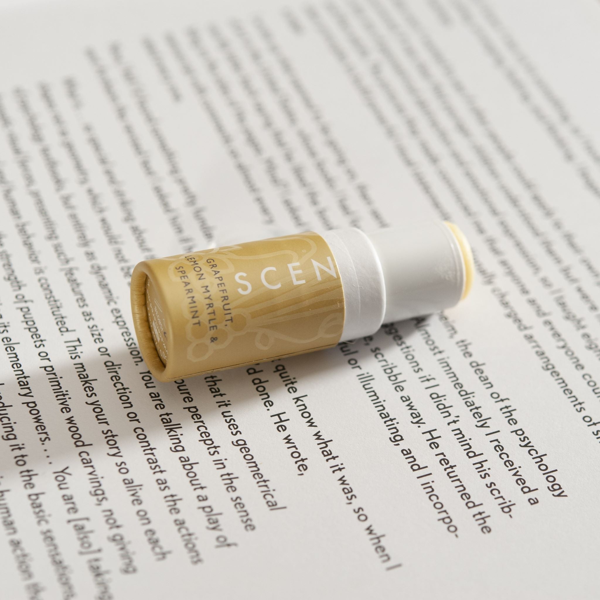 Infused with mood-enhancing essential oils, this Happy Balm promotes positivity and joy.