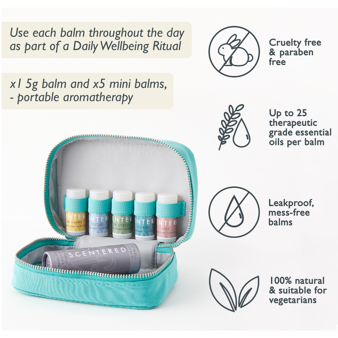 Promote happiness and relaxation before bedtime with our aromatic sleep balm.