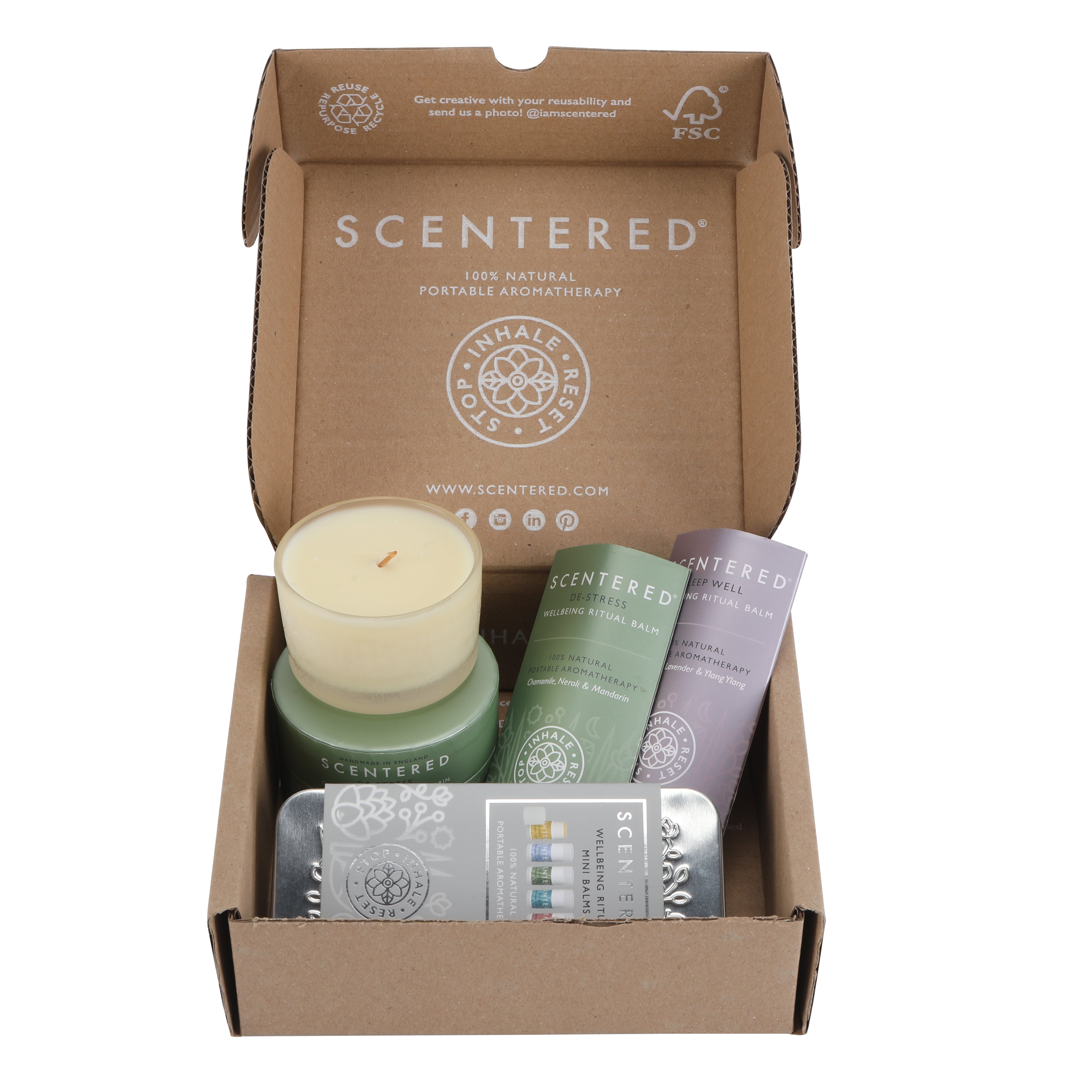  Experience the calming effects of aromatherapy with our essential oil balms