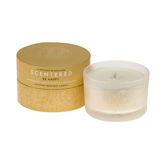 Essential oil Spearmint, Lemon Myrtle and Grapefruit Candle for Mood Boost