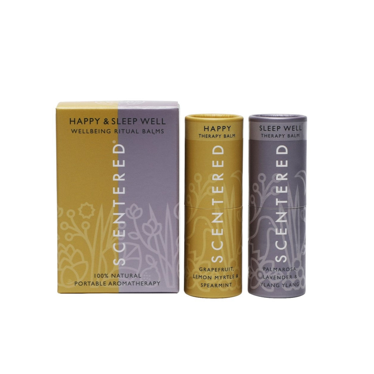 Aromatic oils in this Happy Balm help you stay positive, no matter how stressful your day gets and sleep well.