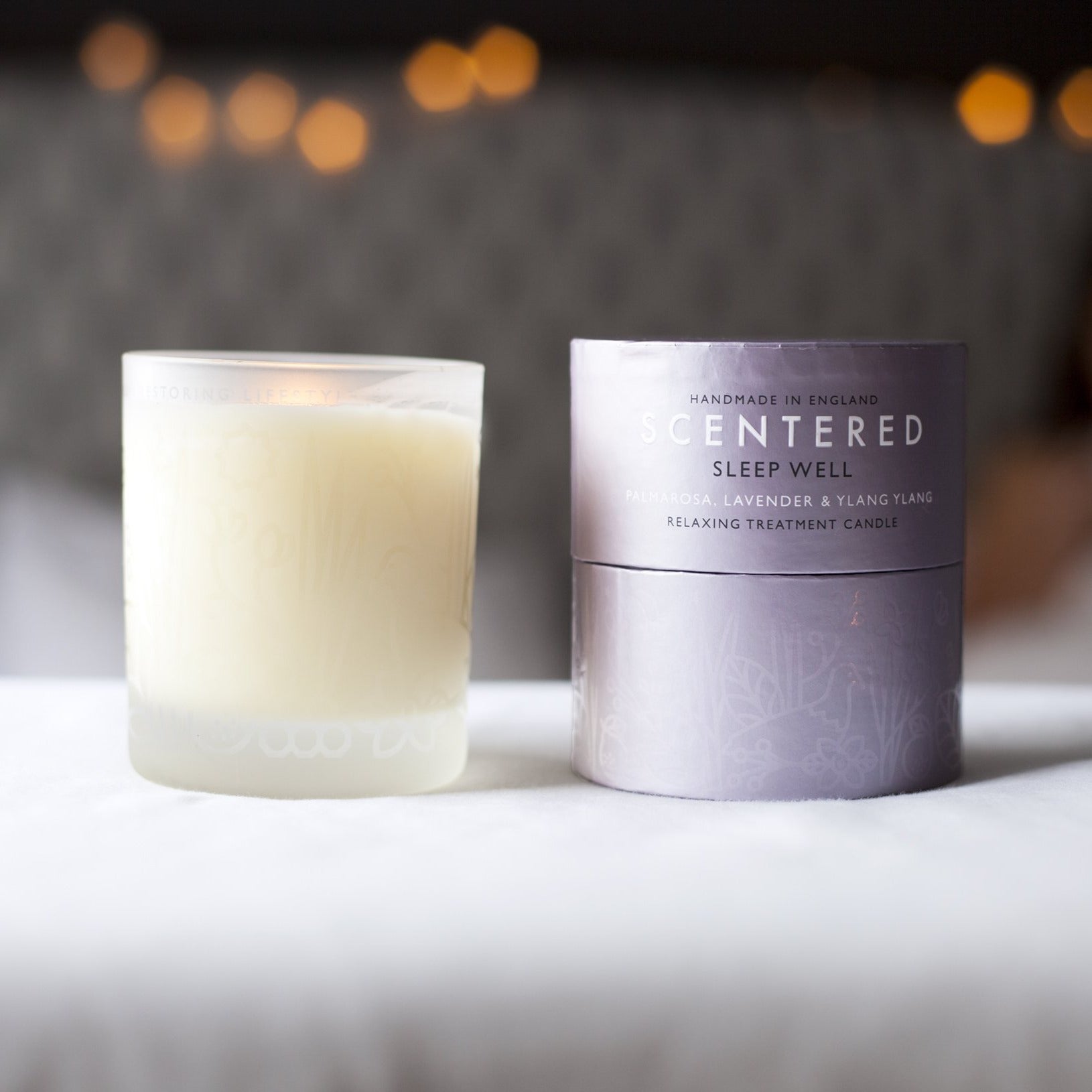 Sleep Well candle helping for sleep